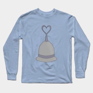 Love Heart Valentines Ring Bell Handbell Music Long Sleeve T-Shirt